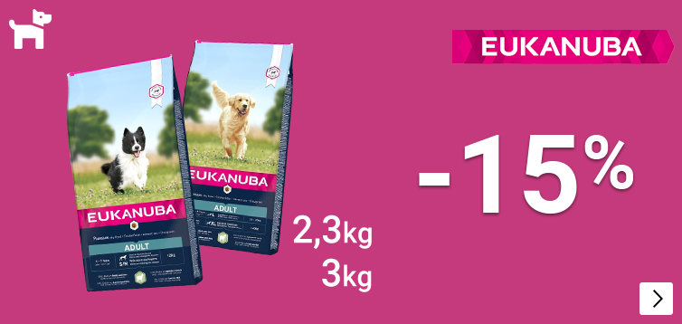 Eukanuba kleinverpakkingen -15%  DOG